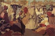 Henri Evenepoel Orange Market in Blidah oil painting artist